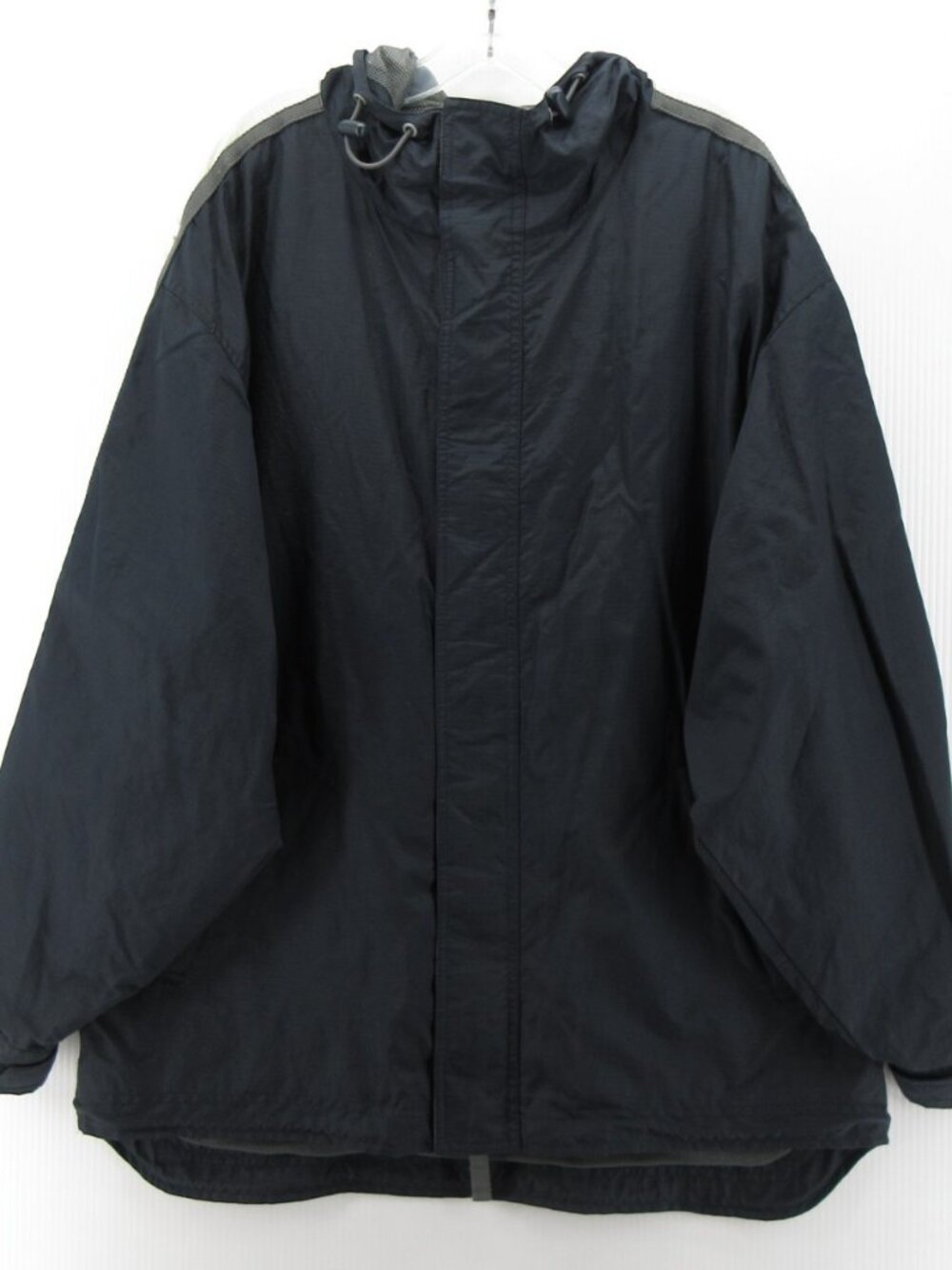 VINTAGE Gap Jacket Large Windbreaker Coat Hoodie Y2K Nylon Mesh Lined *